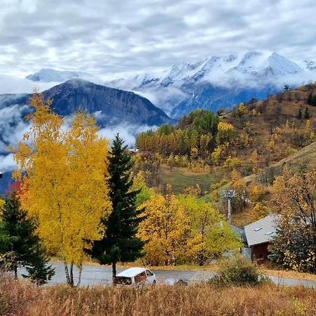 Studio Uissan pour 5 personnes à côté des pistes Huez Extérieur photo