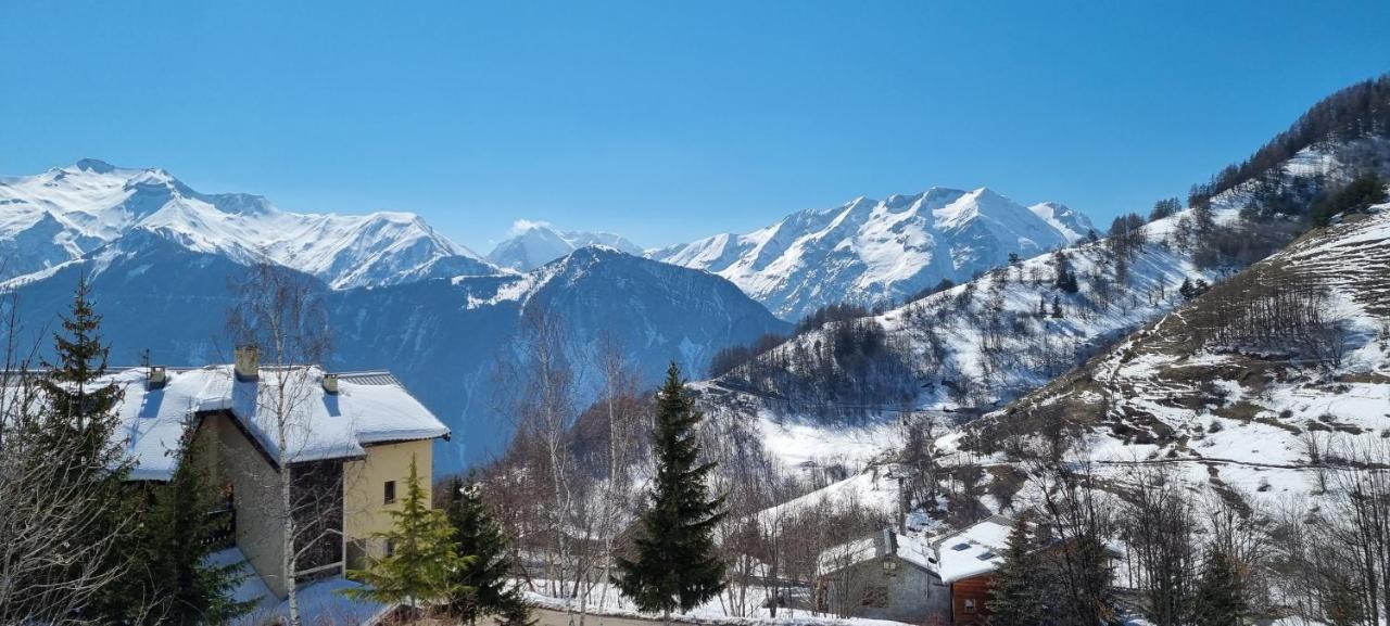 Studio Uissan pour 5 personnes à côté des pistes Huez Extérieur photo